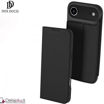 Dux Ducis Skin Pro dirbtinės odos dėklas - juodas (Apple Iphone Air)